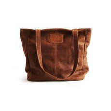 Maribu Leather MJ Handbag in Faded Tan