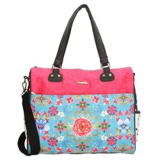 Melli Mello Lyan Ladies Shoulder Bag - Blue & Pink