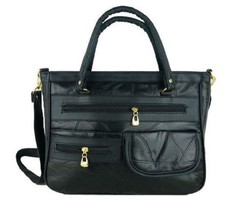 Patch Handbag - Black