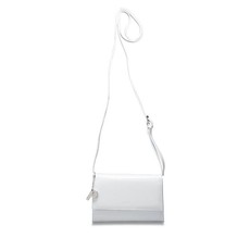 Picard Patent Leather Auguri Handbag - White Gloss