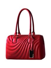 Pierre Cardin Tori Quilted Barrel Red