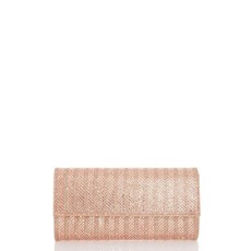 Quiz Ladies Diamante Clutch Bag - Rose Gold - ONE SIZE