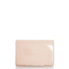 Quiz Ladies Faux Leather Bag - Nude - One Size