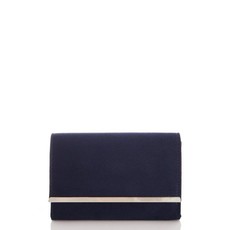 Quiz Ladies Faux Suede Bag - Navy - One Size