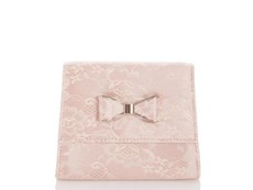 Quiz Ladies Pink Lace Bow Bag - One Size