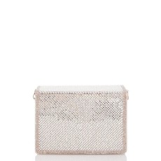 Quiz Ladies Satin Diamante Box Bag - Blush Pink - ONE SIZE