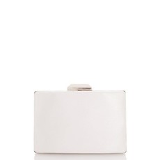 Quiz Ladies Shimmer Box Bag - White - ONE SIZE