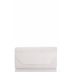 Quiz Ladies Snake Print Bag - White - ONE SIZE