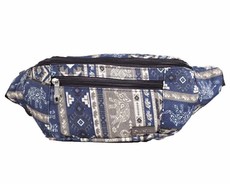 SKA Elle Print Blue & Grey Small Moonbag