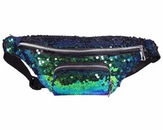 SKA Green Sequin Moonbag