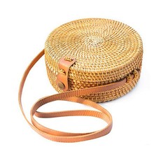 Straw Bag Summer Beach Rattan Shoulder Bags Bamboo women Bag