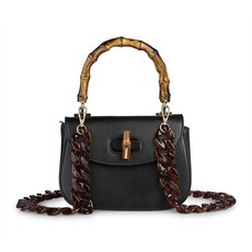 Vikson Black Bamboo Handle Cross Body