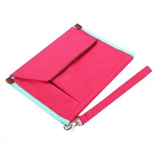 Waterproof Multi-Function MultiLayer File Pocket Credit Card Bag-Red