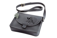 Yuppie gift baskets - Pincushion slingbag - Black leather