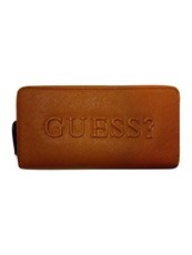 Guess Rigden SLG Medium Zip Around Wallet Congac