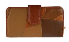 Ladies Wallet/Purse Leslie Brown - Real Leather