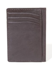 Kurgan Kenani Genuine Leather Credit Card Holder - Brown