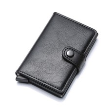 SIXTEEN10 Credit Card Pop Up Wallet with Clip - Black