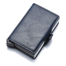 SIXTEEN10 Dual Credit Card Pop Up Wallet - Blue