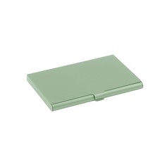 Stainless Steel Aluminum Credit Card Holder - Green