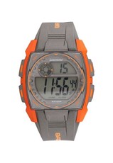 Bad Boy 100M-WR Digital Men's Watch - Grey & Orange