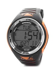 Bad Boy 100M-WR Digital Watch in Black & Orange