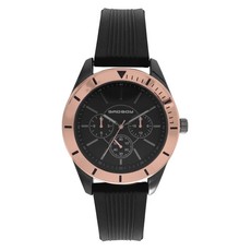 Bad Boy Men's High Key Watch - Black/Rose Gold