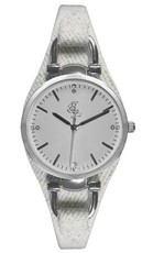 Bad Girl Broadway Analogue Watch - Silver & White