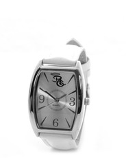 Bad Girl Oval Chic Watch in White