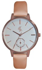 Bad Girl Scandal Analogue Watch - Rose Gold & Nude