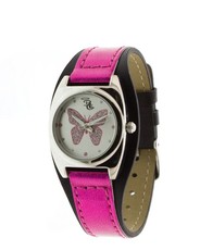 Bad Girl Wings Analogue Watch - Pink