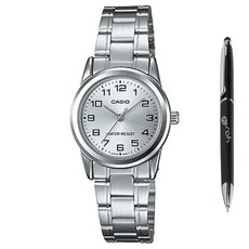 Casio Ladies LTP-V001D-7BUDF Analogue Watch Bundle