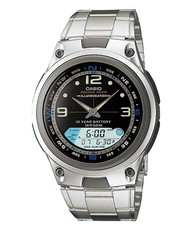 Casio Mens AW-82D-7AVDF Fish Gear Moon Phase Anadigital Watch