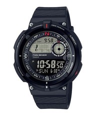 Casio Men's SGW-600H-1BDR Outgear Digital Watch - Black/Red