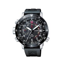 Citizen Gents Promaster Altichron Eco-Drive Black Strap Watch