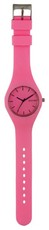 Digitime Ladies Slim Resin Analogue Watch - Pink