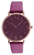 Digitime Women's Archie Analogue Watch - Purple