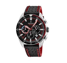 Festina Men's The Originals Analogue Wrist Watch - Black/Red