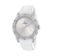 Festina Women's Boyfriend Collection Analogue Wrist Watch - White