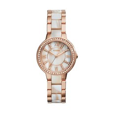 Fossil Women's Virginia Acetate Watch - Rose Gold