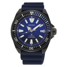 Gents Seiko Divers 200M Automatic Watch - Navy Silicone