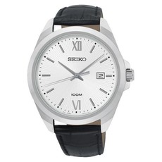 Gents Seiko Dress Watch - Black Leather