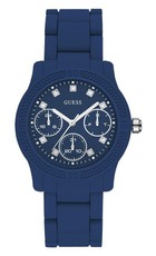 Guess Women's FUNFETTI Watch With Round Case - Blue