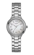 Guess Women's MADEMOISELLE Watch With Round Case - Silver