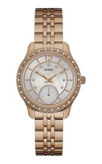 Guess Women's WHITNEY Watch With Round Case - Rose Gold