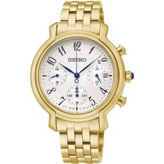 Ladies Seiko MultiDial Gold Plated - SRW874P1