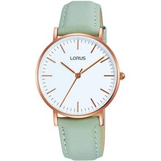 Lorus Ladies Analogue Leather Strap Watch - Green