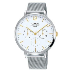 Lorus Ladies Stainless Steel Mesh Watch - White Dial