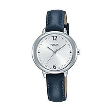 Pulsar Ladies Dress Leather Watch - Black - PH8357X1