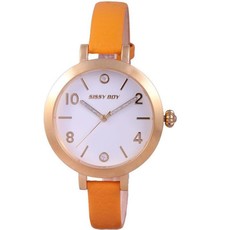 Sissy Boy Petite Tan Leather Strap Watch - SBL69B